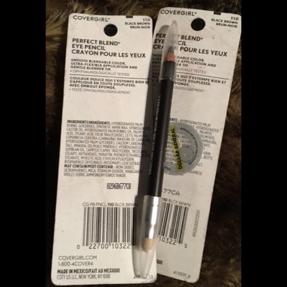 Perfect Blend LOT of 3 Eye Black/Brown #110 Pencil Makeup Eyewear NEW Pencils! - Picture 3 of 4